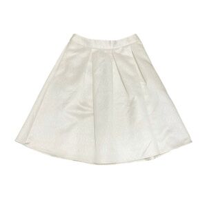 Express Pleated  Formal White Skirt​​​​